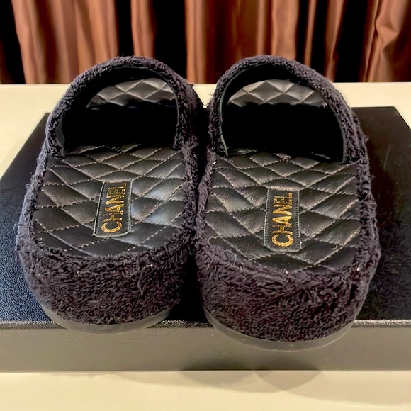 New! Chanel Black Mules. Authentic - Picture 9 of 13